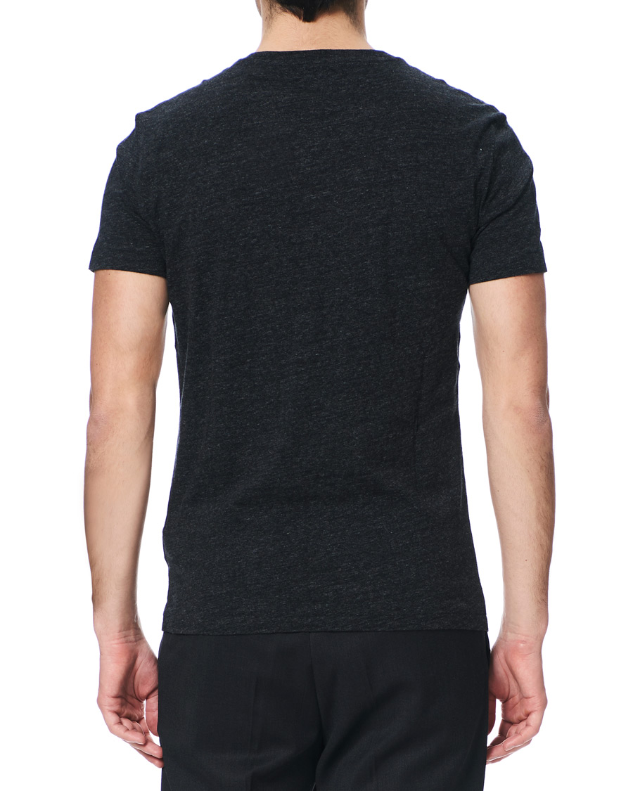 Herr | T-Shirts | Polo Ralph Lauren | V-Neck Tee Black Marl Heather
