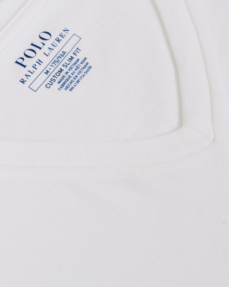 Herr | T-Shirts | Polo Ralph Lauren | V-Neck Tee White