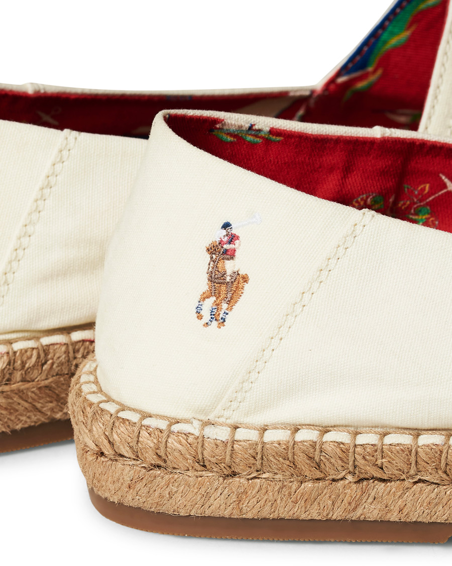 Herr | Polo Ralph Lauren Cevio Washed Canvas Espandrilles Creme | Polo Ralph Lauren | Cevio Washed Canvas Espandrilles Creme