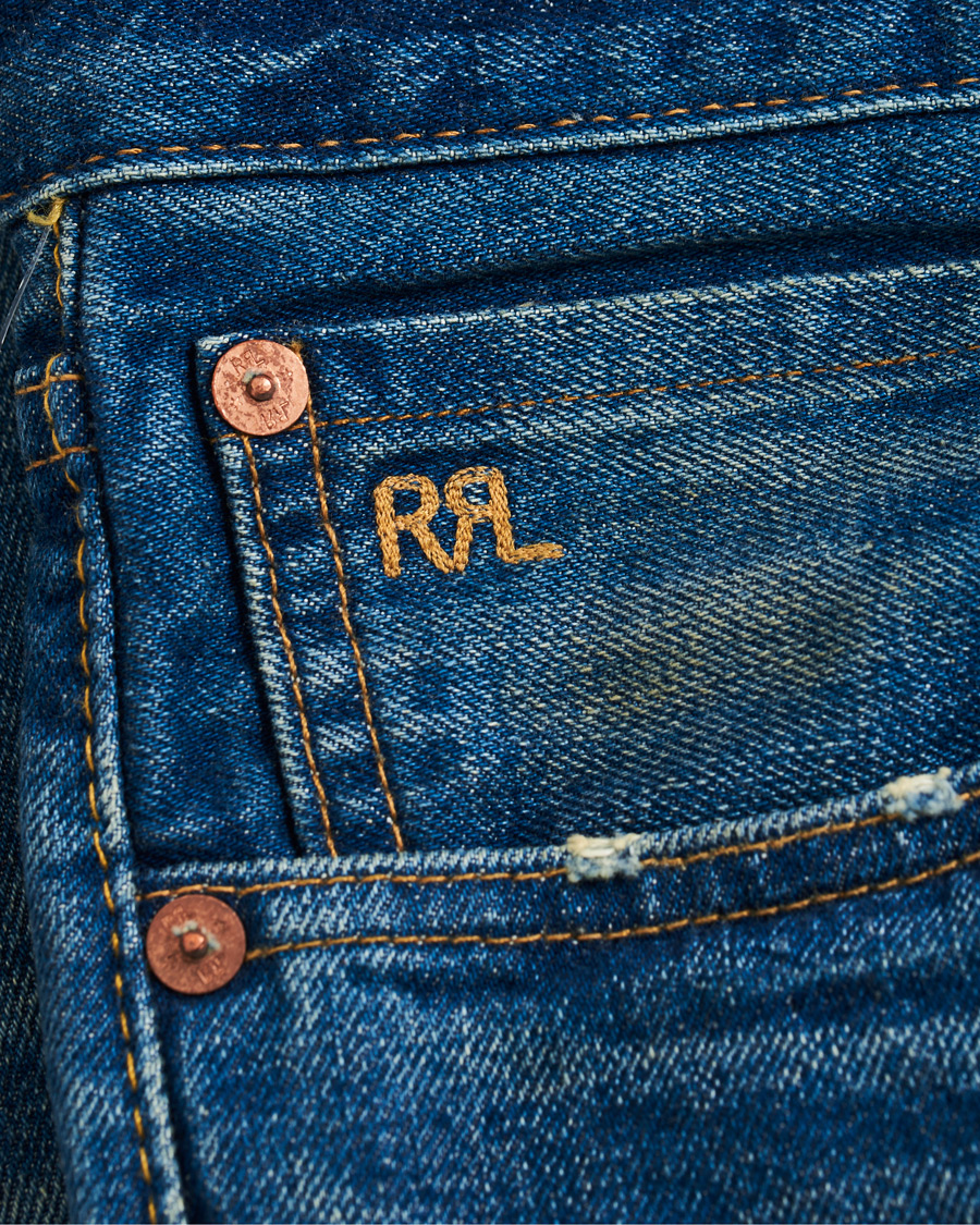 Herr | Jeans | RRL | Slim Narrow Selvedge Jeans Grandfalls Wash