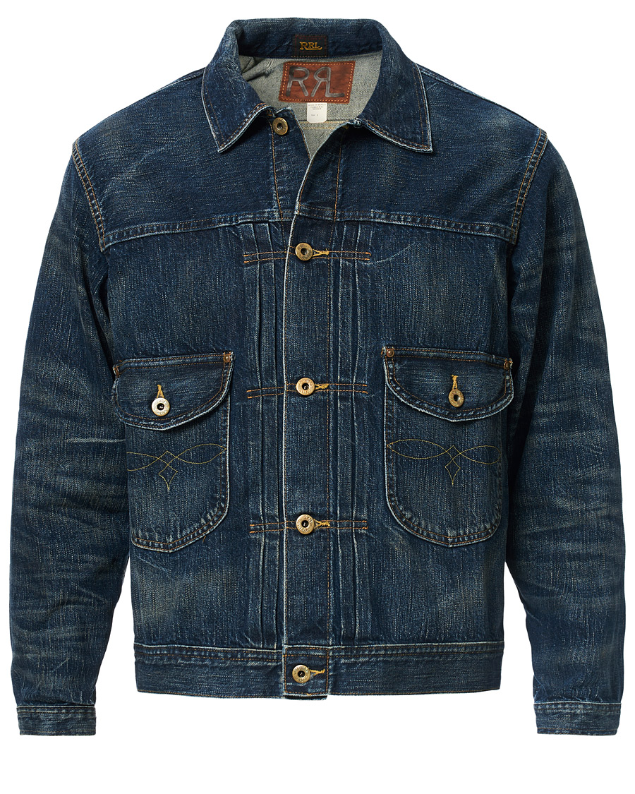 Herr | Jackor | RRL | Cowboy Denim Jacket Irondale Wash