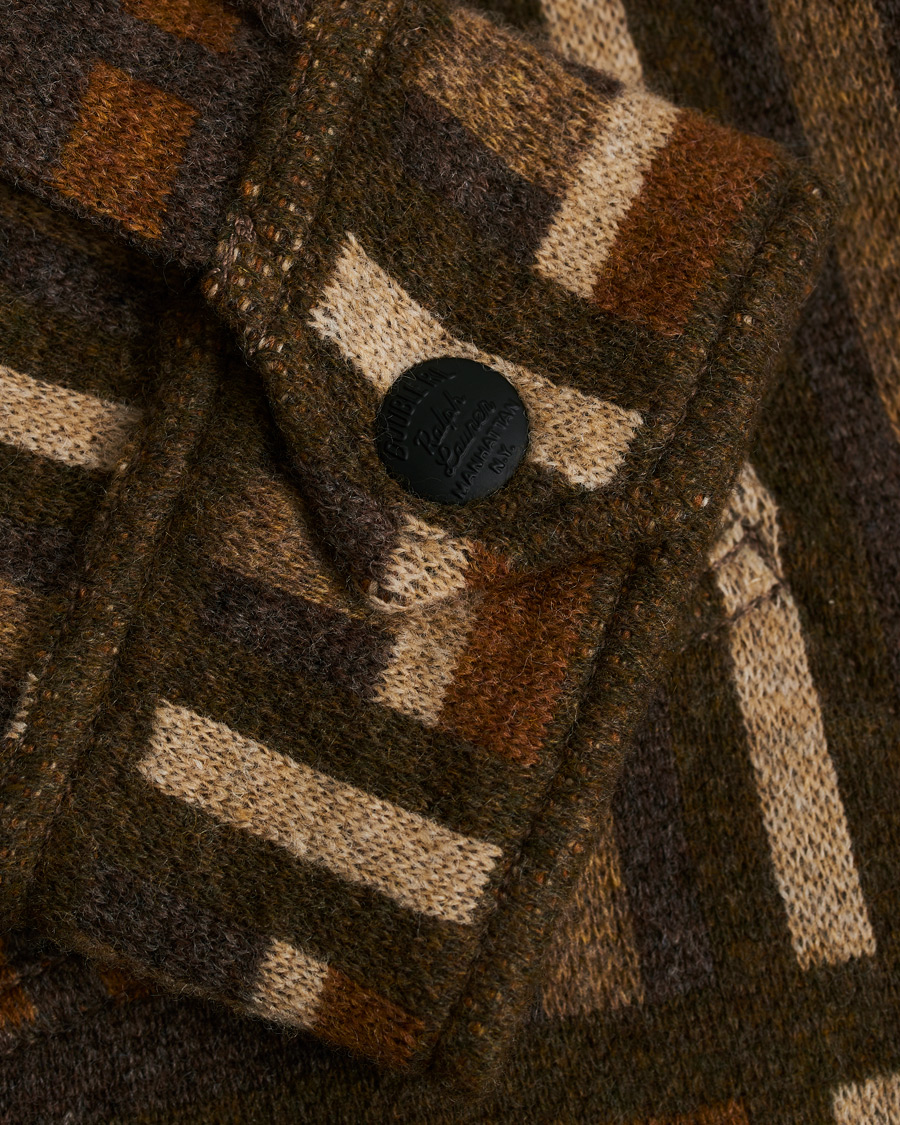 Herr | Jackor | RRL | Wool Workshirt Sweater Brown Multi