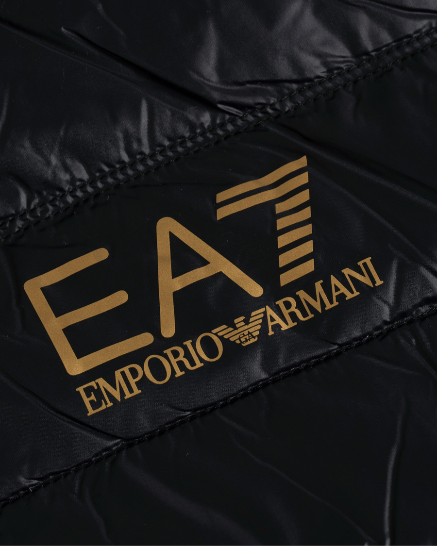 Herr | Jackor | EA7 | Train Core Light Down Hoodie Jacket Black/Gold