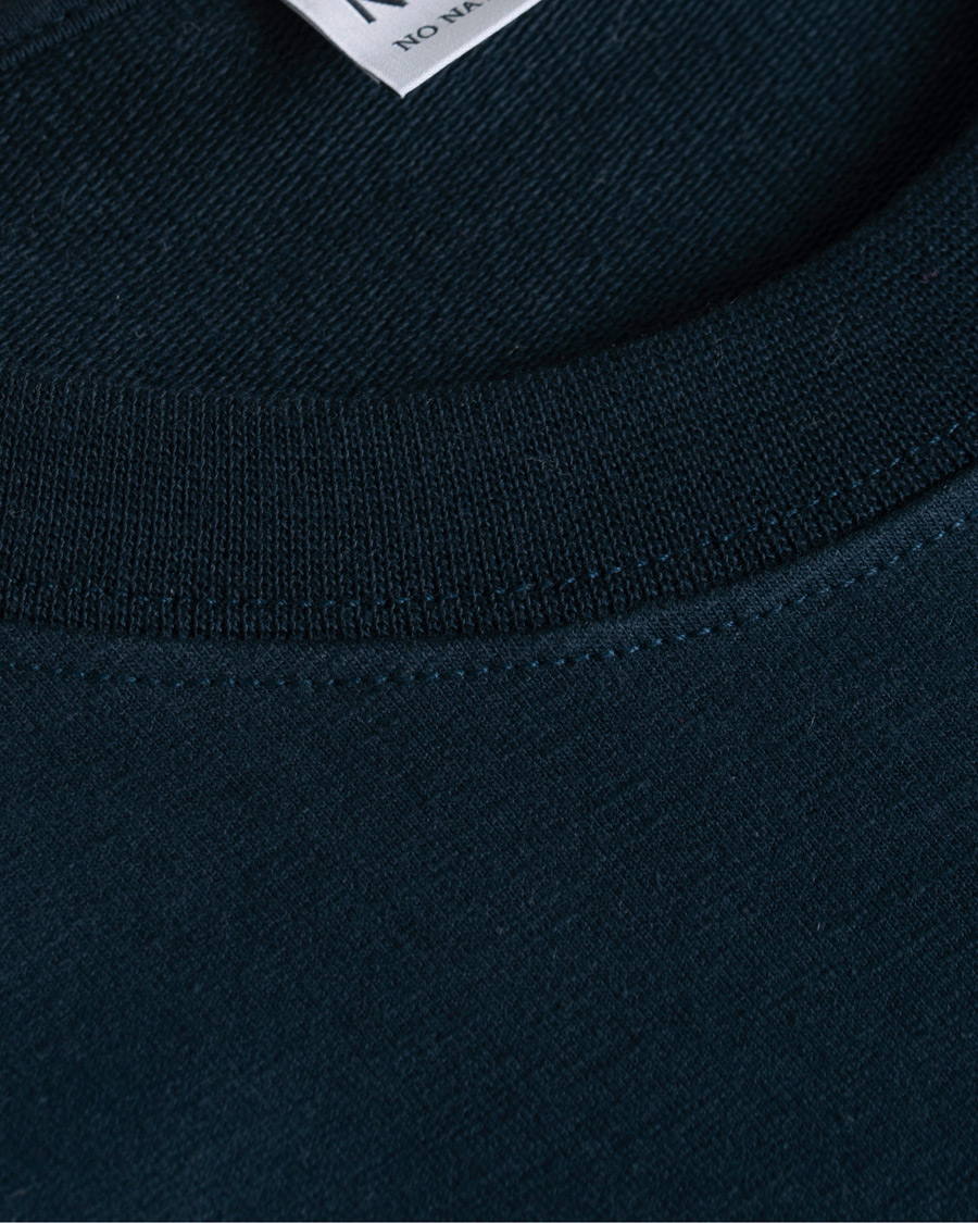 Herr | Tröjor | NN07 | Robin Logo Crew Neck Sweatshirt Navy