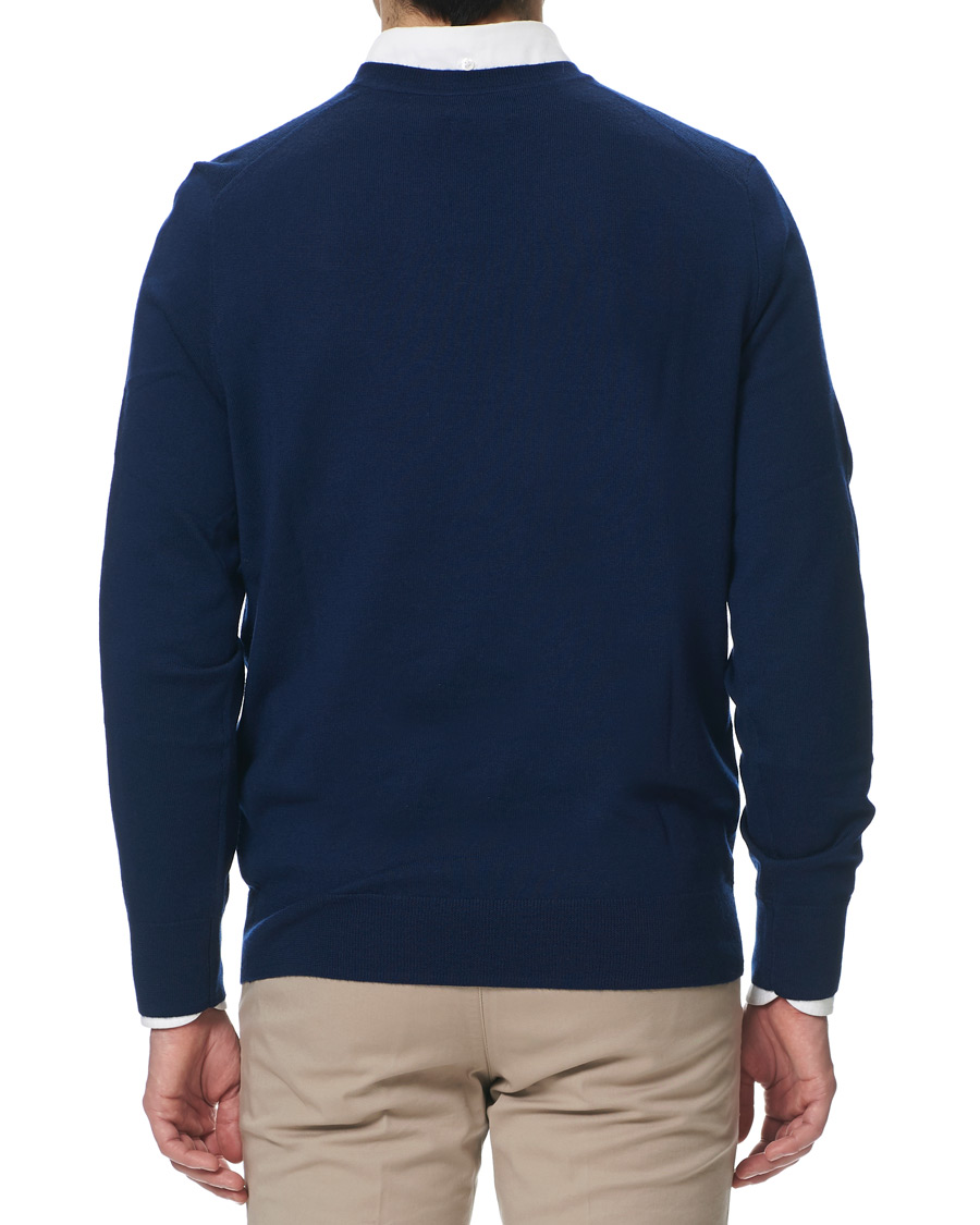 Herr | Tröjor | Polo Ralph Lauren Golf | Merino Wool Sweater French Navy