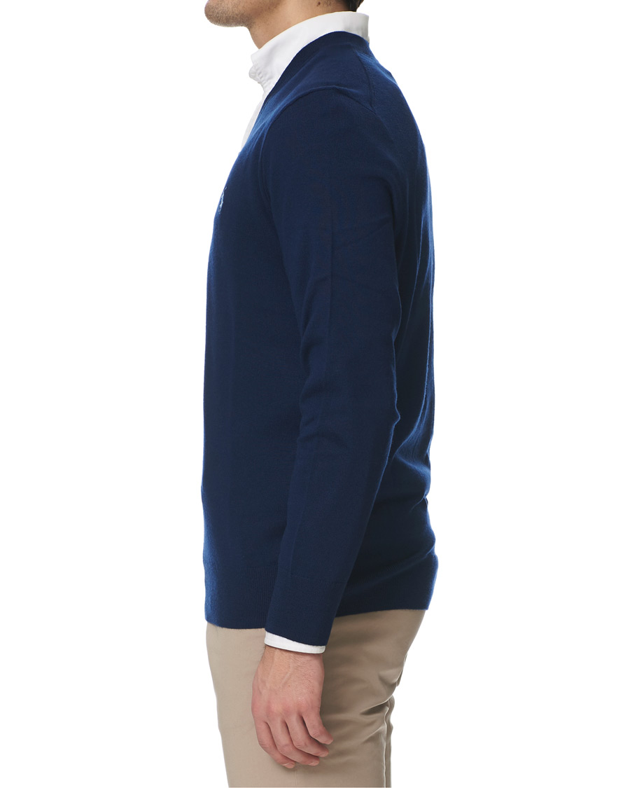 Herr | Tröjor | Polo Ralph Lauren Golf | Merino Wool Sweater French Navy