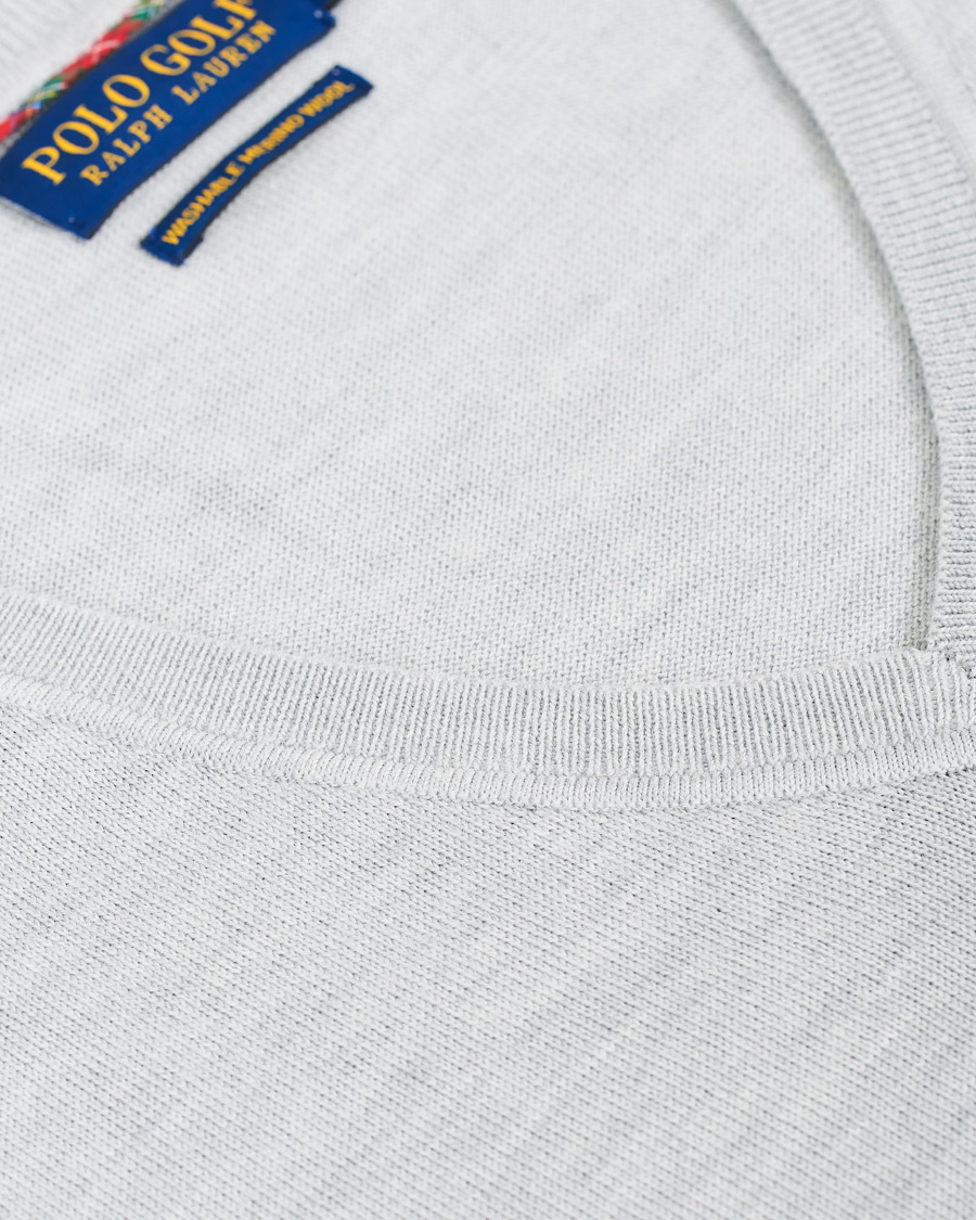 Herr | Tröjor | Polo Ralph Lauren Golf | Merino Wool Sweater Light Pebble Heather