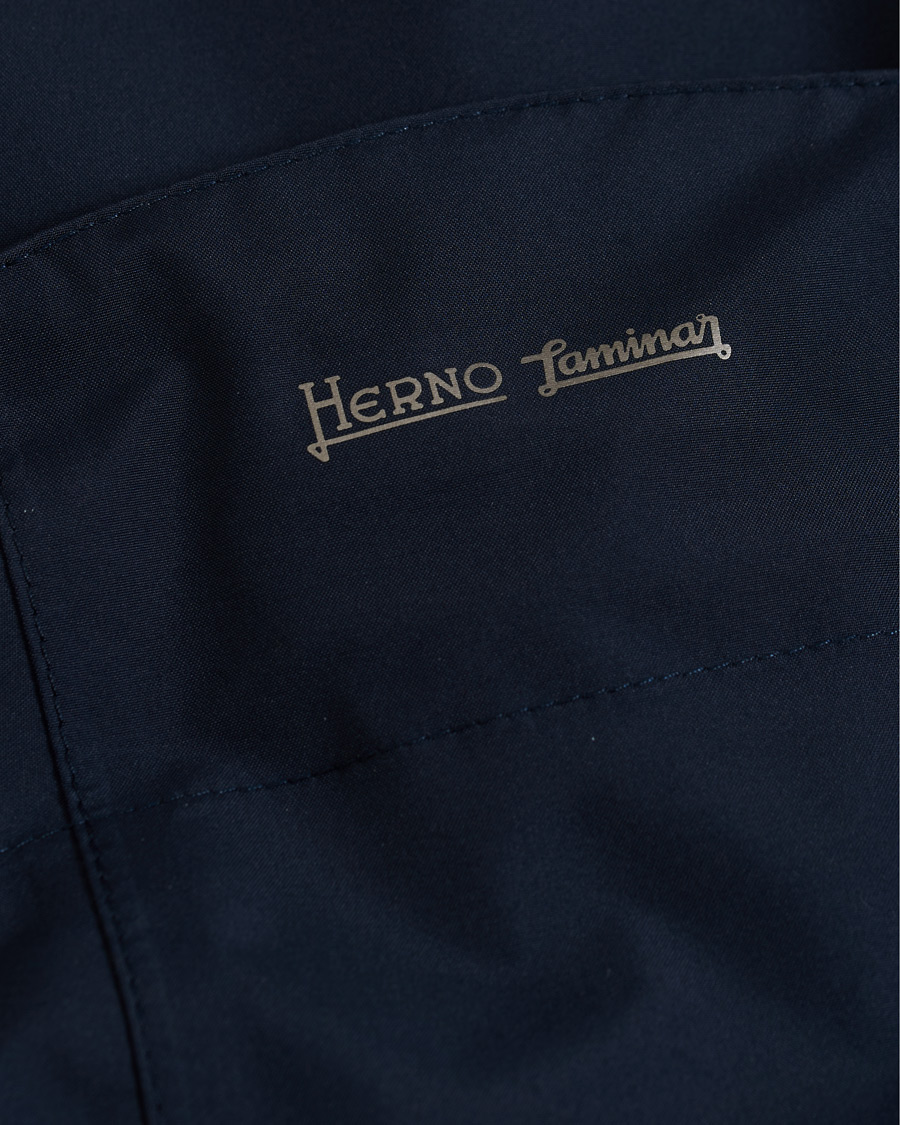 Herr | Jackor | Herno | Laminar Waterproof Gore Tex Coat Deep Blue