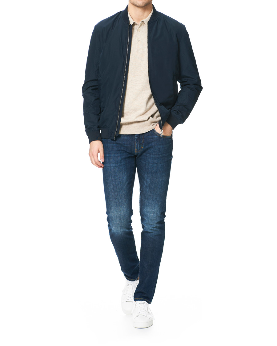 Herr | Jackor | J.Lindeberg | Thom Gravity Bomber Jacket Navy