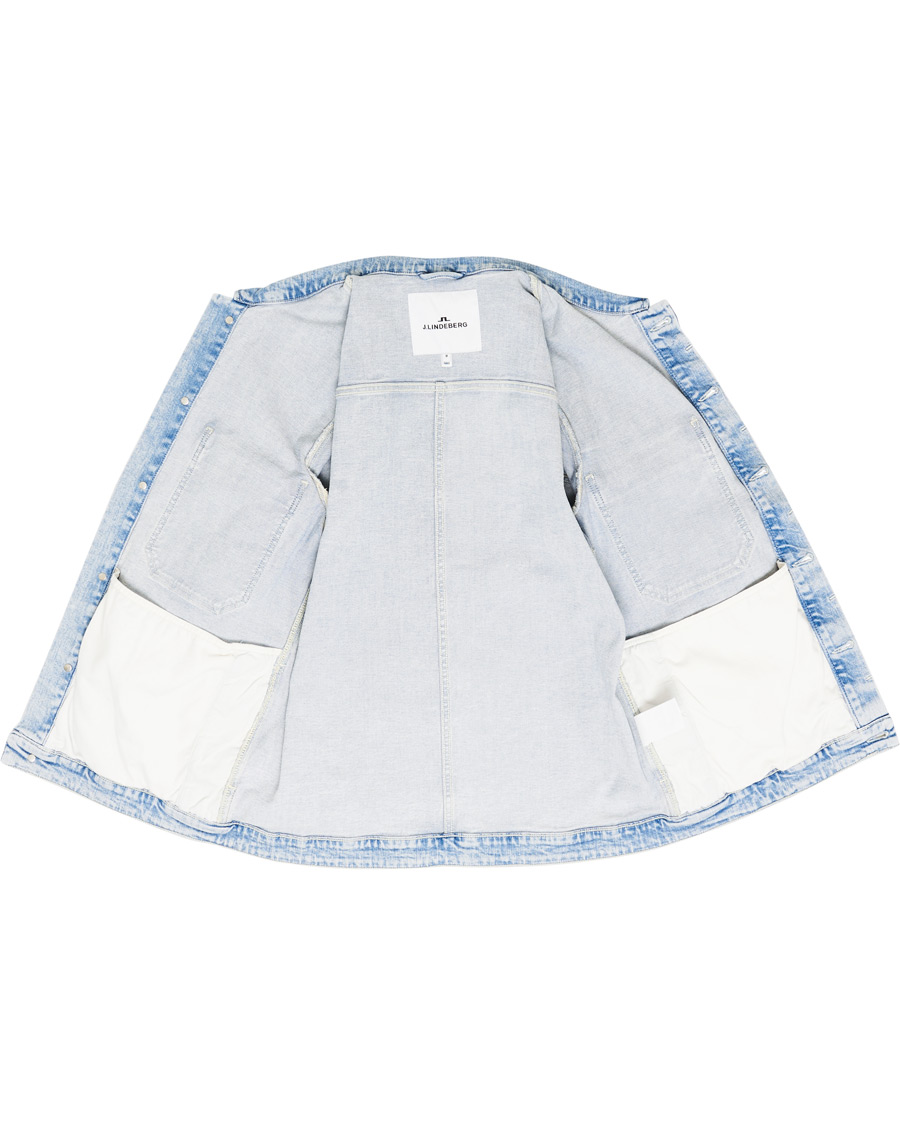 Herr | Jackor | J.Lindeberg | Cam Epic Denim Jacket Light Wash