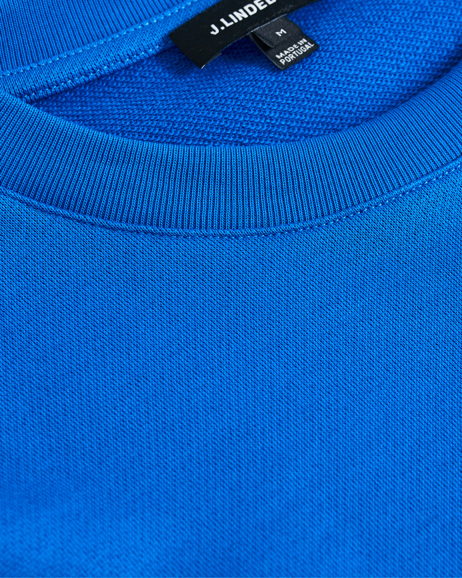 Herr | Tröjor | J.Lindeberg | Throw Crew Neck Sweatshirt Yale Blue