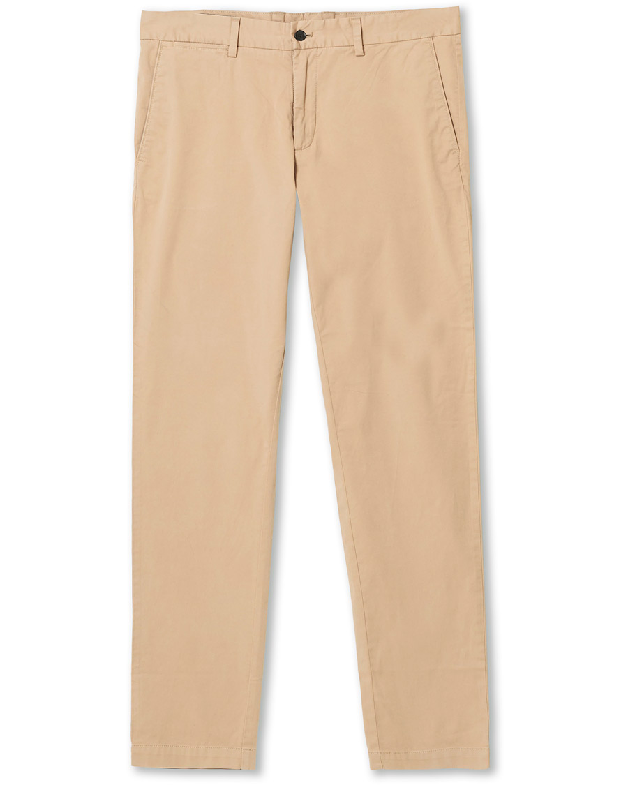 Herr | Byxor | J.Lindeberg | Chaze Super Satin Stretch Chinos Beige