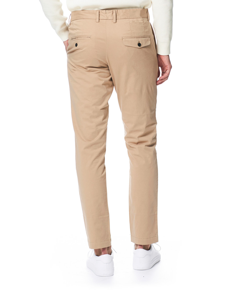 Herr | Byxor | J.Lindeberg | Chaze Super Satin Stretch Chinos Beige