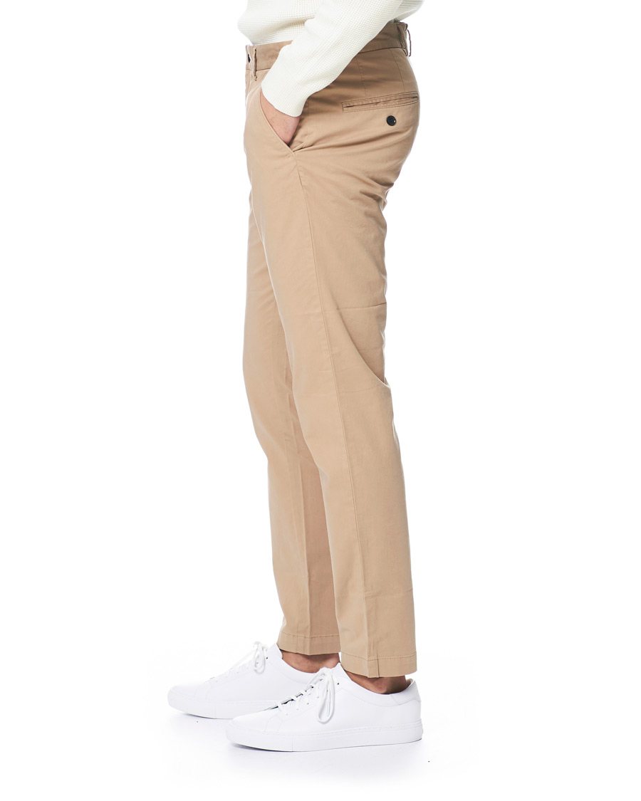Herr | Byxor | J.Lindeberg | Chaze Super Satin Stretch Chinos Beige