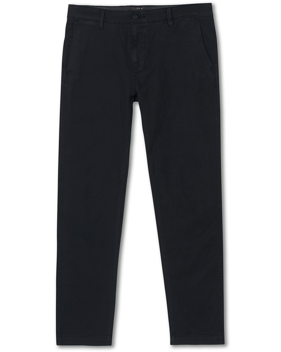 Herr | Byxor | Levi's | Garment Dyed Stretch Chino Mineral Black