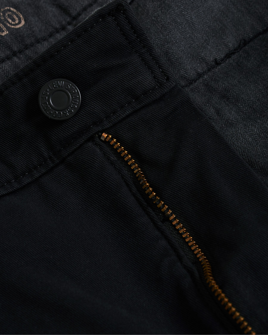 Herr | Byxor | Levi's | Garment Dyed Stretch Chino Mineral Black