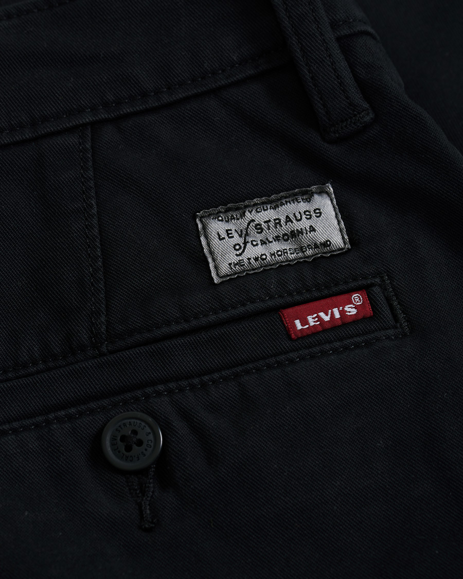 Herr | Byxor | Levi's | Garment Dyed Stretch Chino Mineral Black