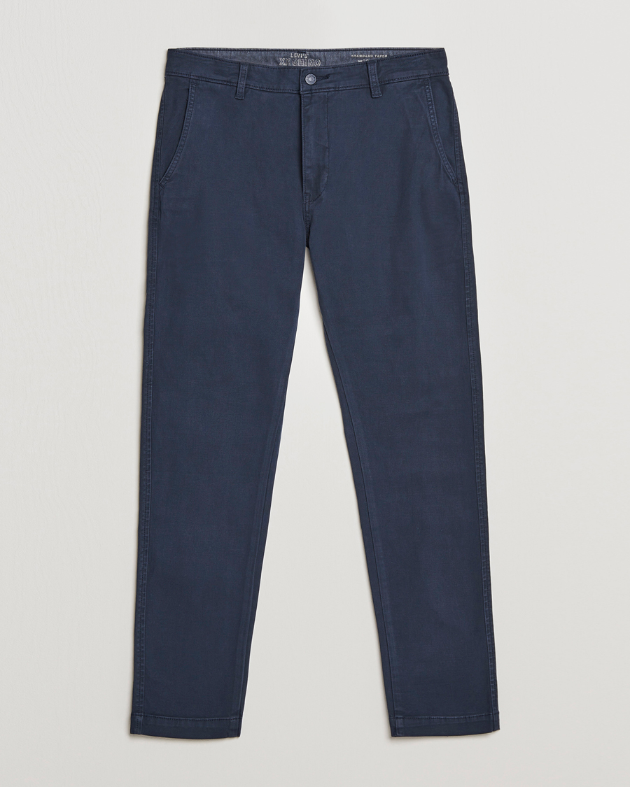 Herr | Byxor | Levi's | Garment Dyed Stretch Chino Baltic Navy