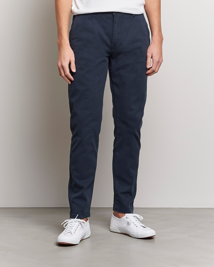Herr | American Heritage | Levi's | Garment Dyed Stretch Chino Baltic Navy