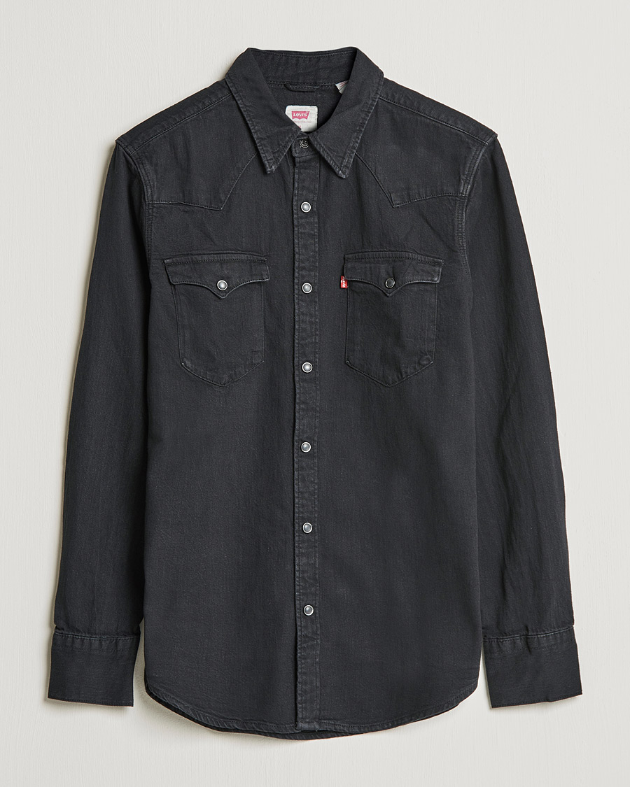 Herr | Skjortor | Levi's | Barstow Western Standard Shirt Marble Black