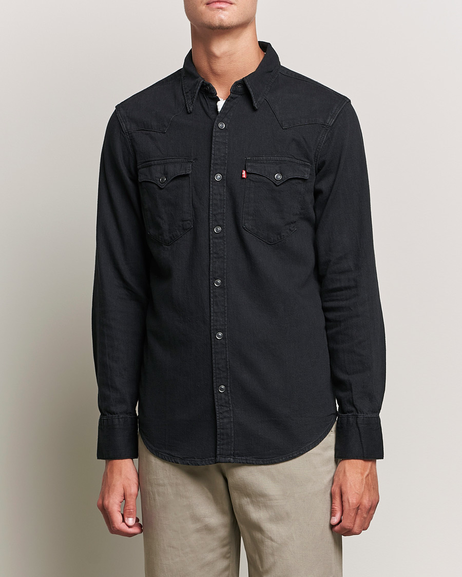 Herr | American Heritage | Levi's | Barstow Western Standard Shirt Marble Black
