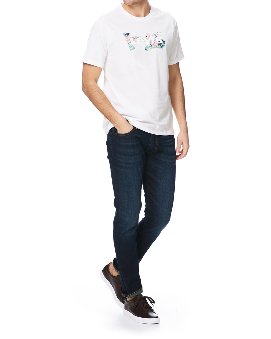 Herr | T-Shirts | Levi's | Flamingo Batwing Crew Neck Tee White