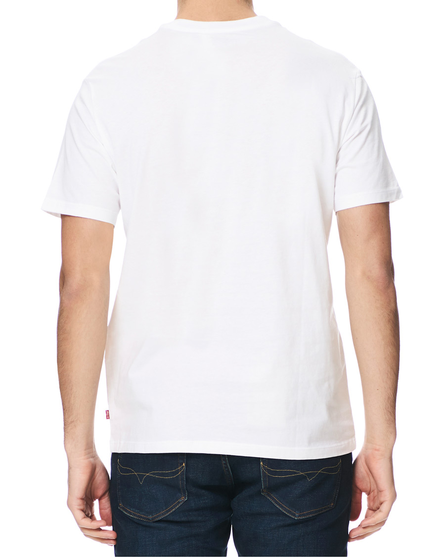 Herr | T-Shirts | Levi's | Flamingo Batwing Crew Neck Tee White