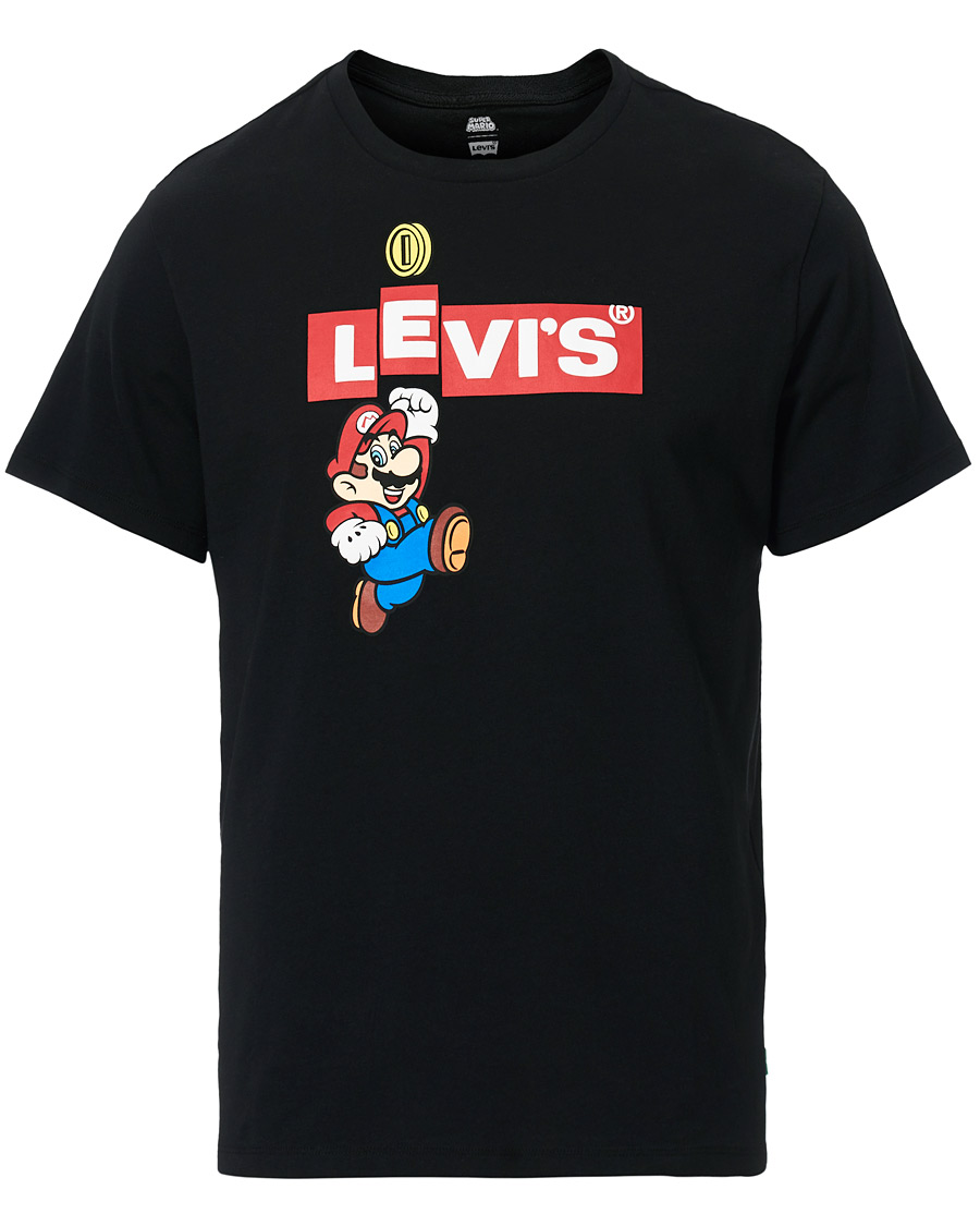 Herr | T-Shirts | Levi's | Super Mario Boxtab Bing Tee Mineral Black