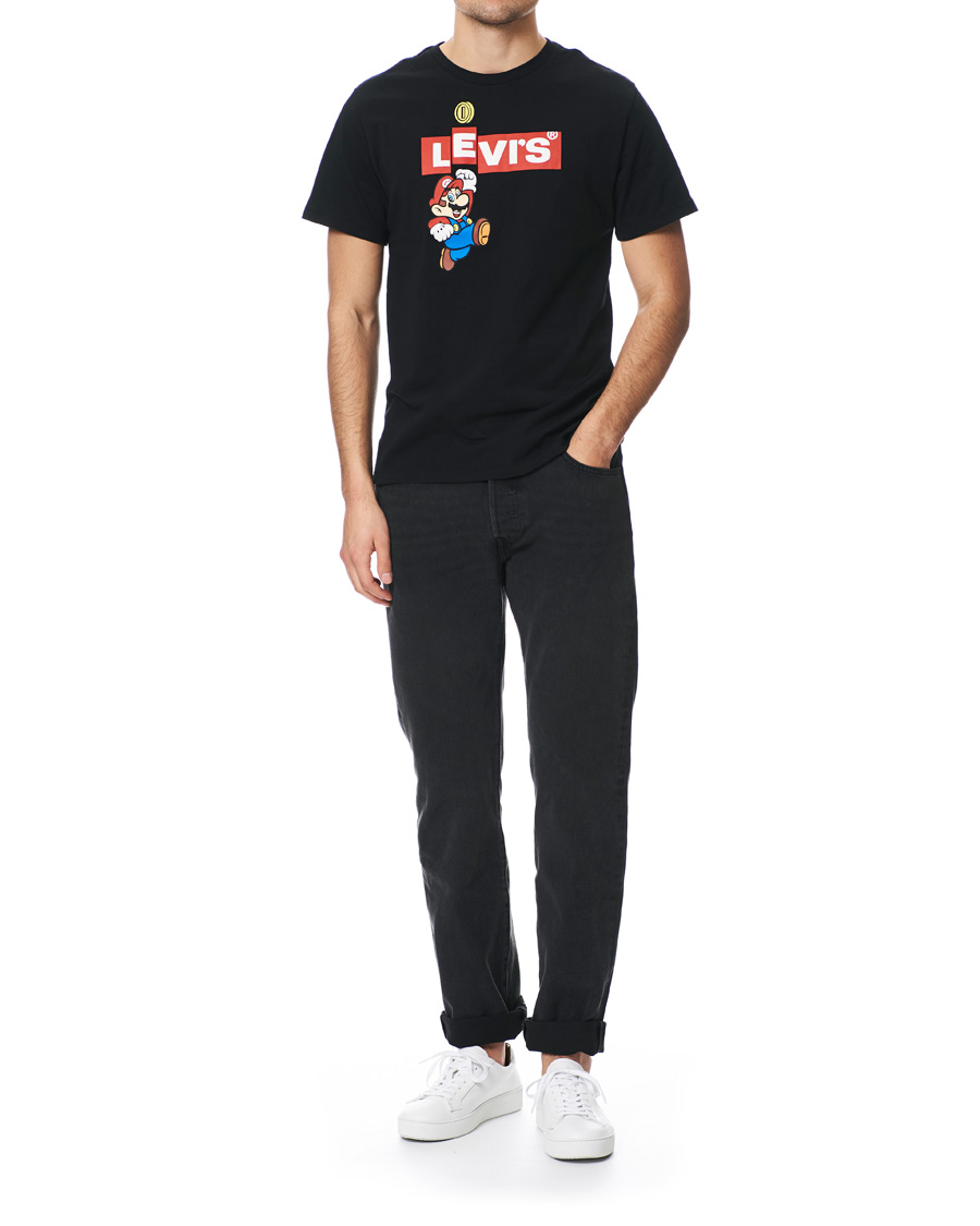 Herr | T-Shirts | Levi's | Super Mario Boxtab Bing Tee Mineral Black