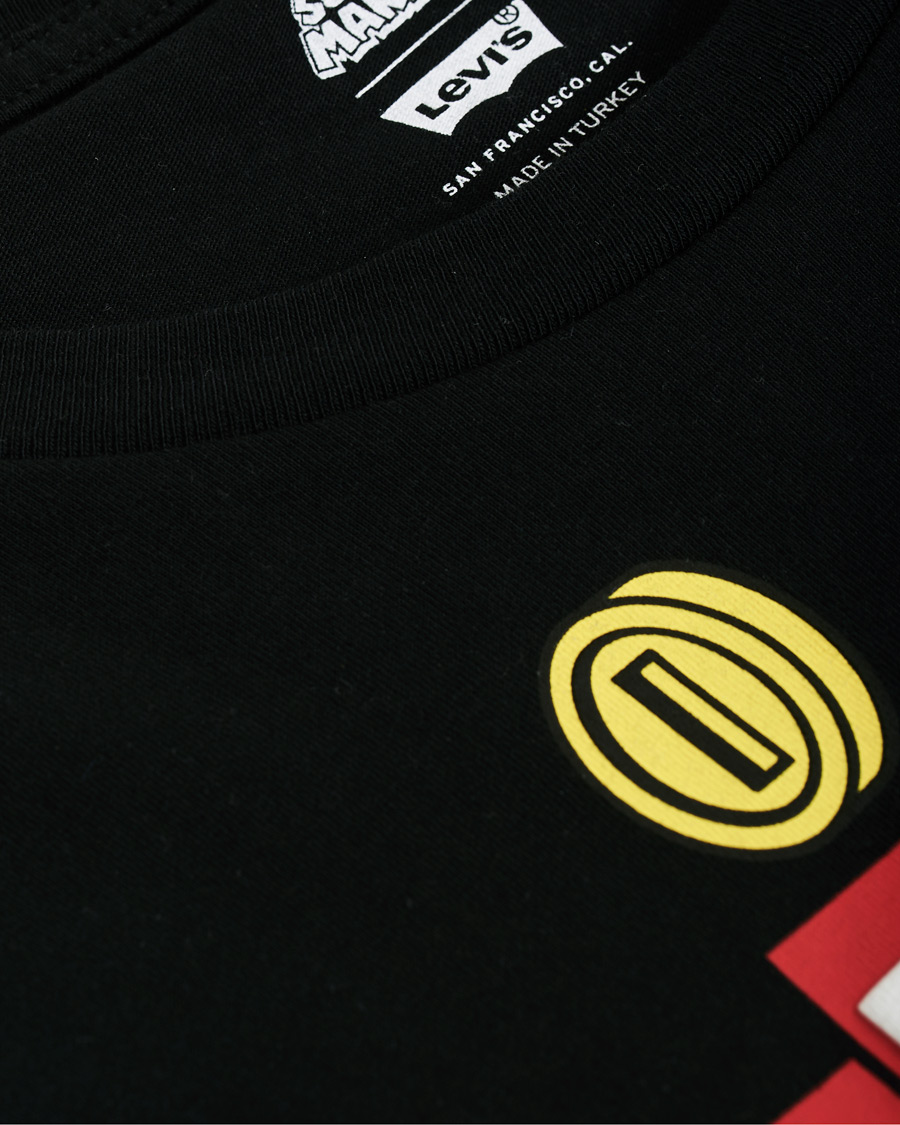 Herr | T-Shirts | Levi's | Super Mario Boxtab Bing Tee Mineral Black