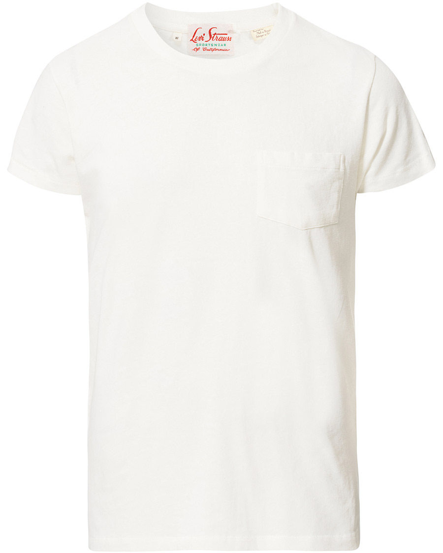 Herr | T-Shirts | Levi's Vintage Clothing | 1950´s Sportswear Crew Neck Tee White