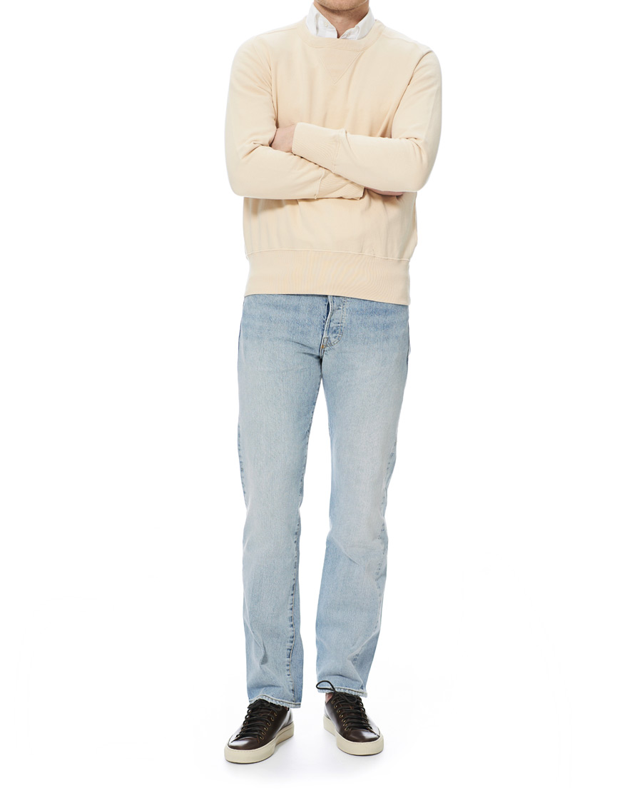 Herr | Tröjor | Levi's Vintage Clothing | Bay Meadows Crew Neck Sweatshirts Double Cream