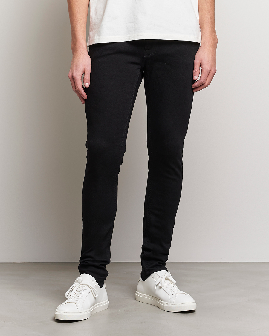 Herr | Svarta jeans | Nudie Jeans | Tight Terry Organic Jeans Ever Black