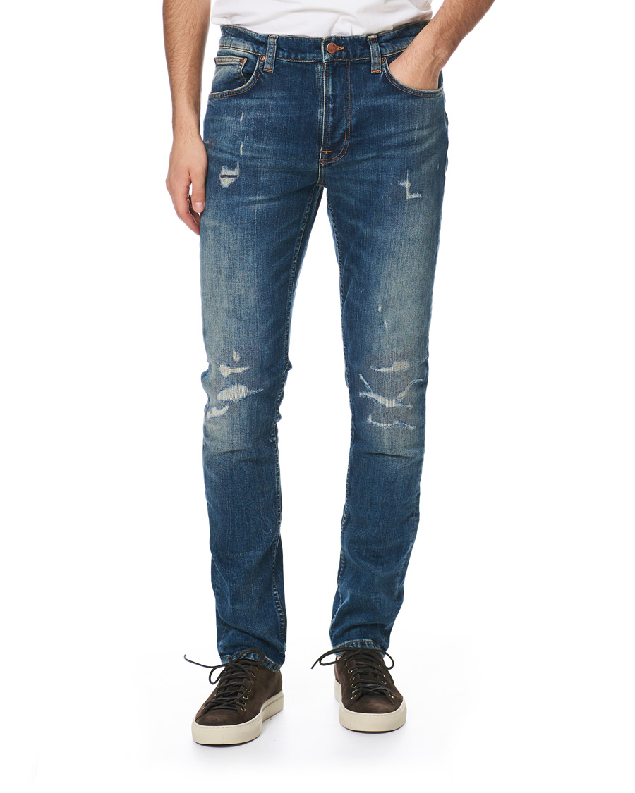 Herr | Jeans | Nudie Jeans | Lean Dean Organic Jeans Beaten Indigo