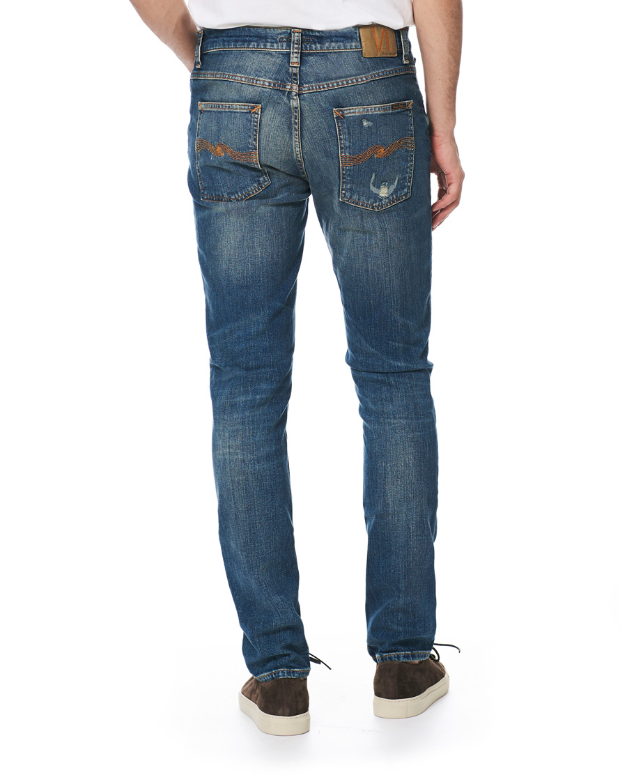 Herr | Jeans | Nudie Jeans | Lean Dean Organic Jeans Beaten Indigo