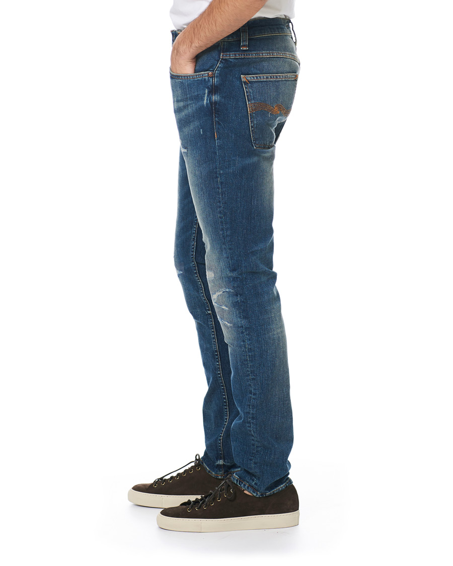 Herr | Jeans | Nudie Jeans | Lean Dean Organic Jeans Beaten Indigo