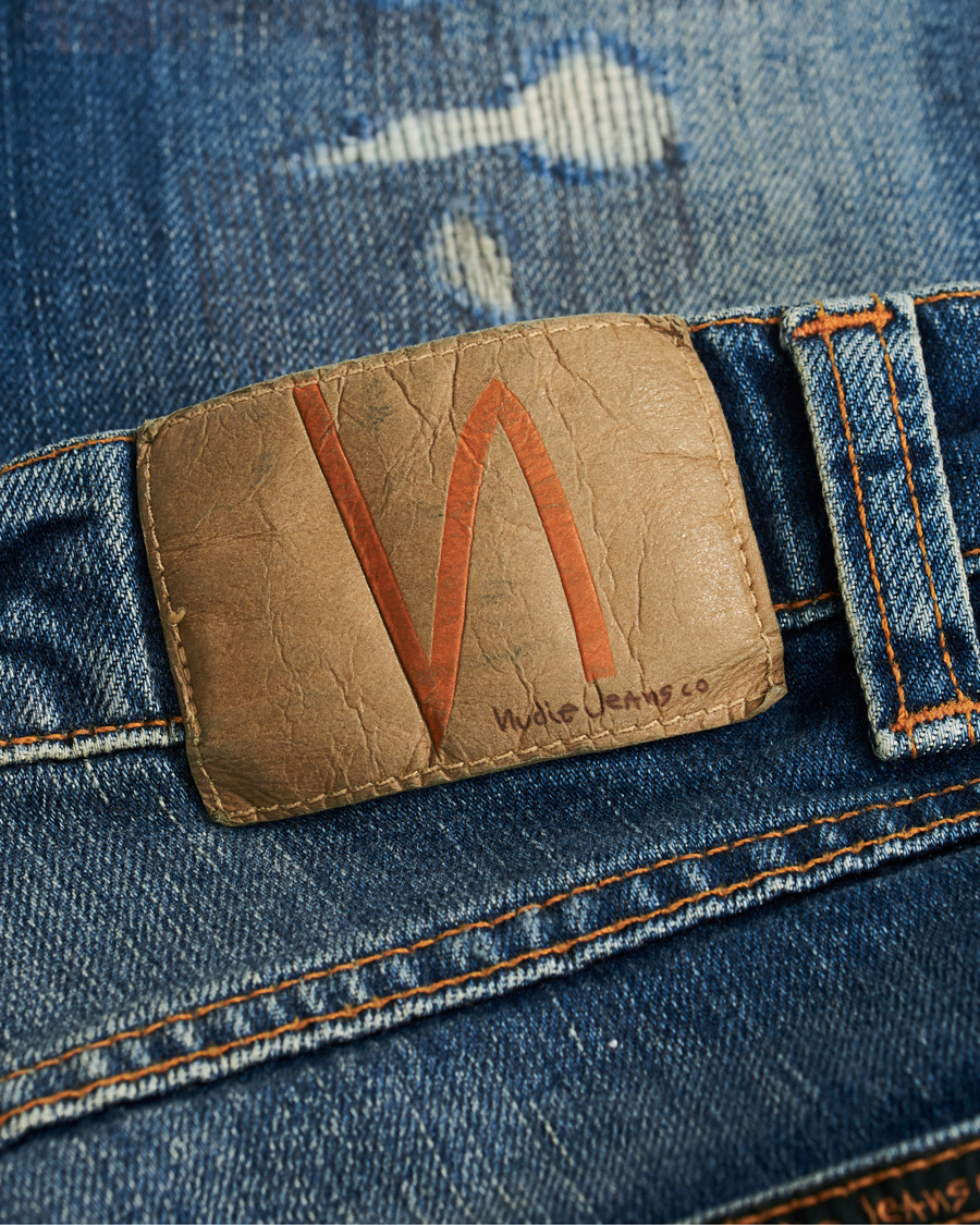 Herr | Jeans | Nudie Jeans | Lean Dean Organic Jeans Beaten Indigo