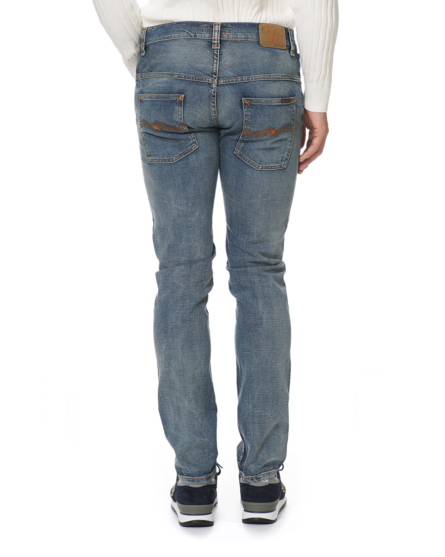 Herr | Jeans | Nudie Jeans | Thin Finn Organic Jeans Broken Sage