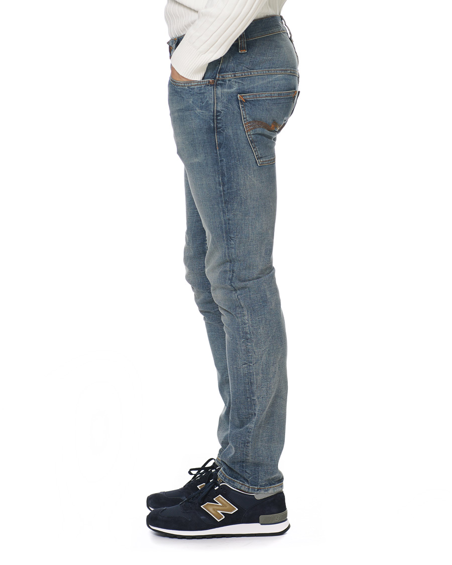 Herr | Jeans | Nudie Jeans | Thin Finn Organic Jeans Broken Sage