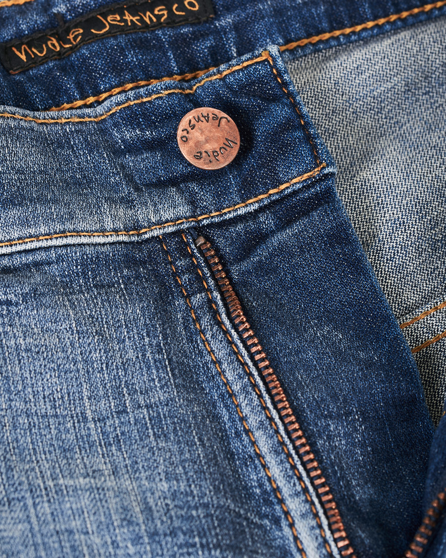Herr | Jeans | Nudie Jeans | Thin Finn Organic Jeans Broken Sage