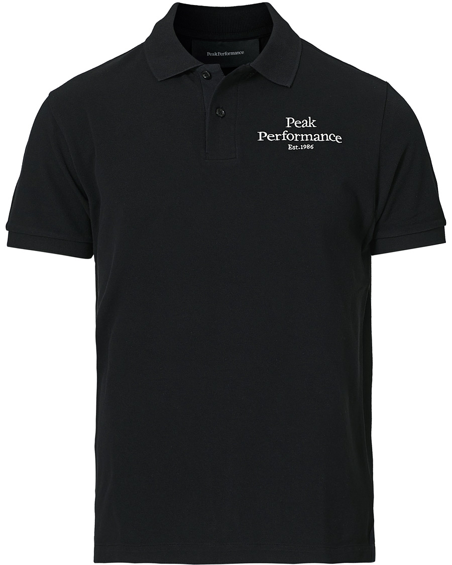 Herr | Pikéer | Peak Performance | Original Logo Polo Black
