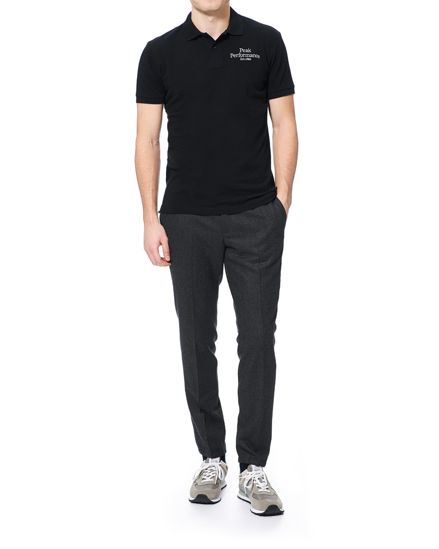 Herr | Pikéer | Peak Performance | Original Logo Polo Black