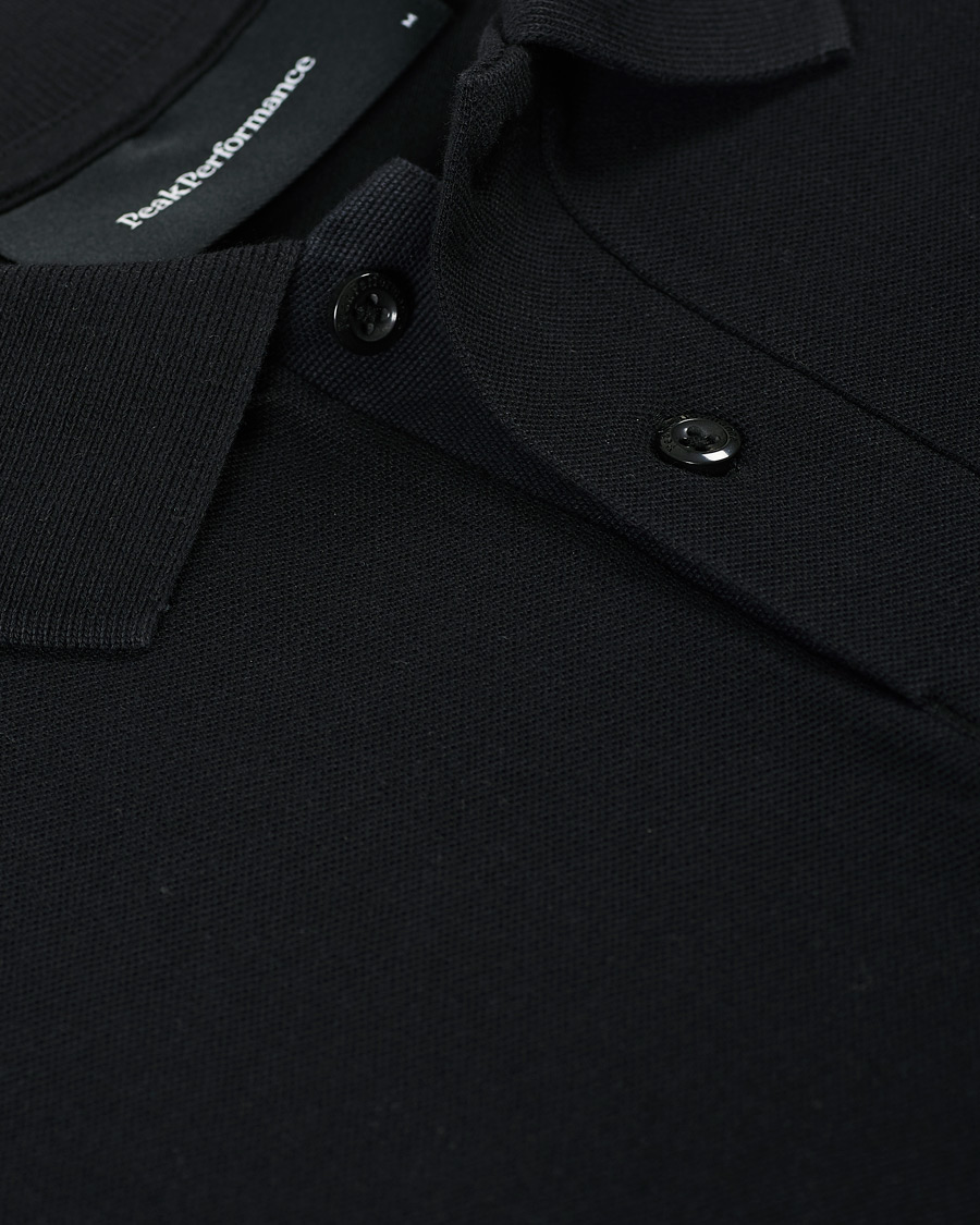 Herr | Pikéer | Peak Performance | Original Logo Polo Black