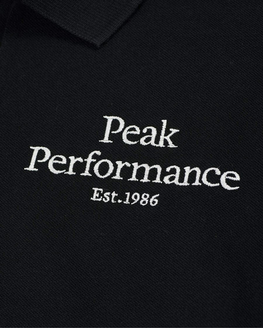 Herr | Pikéer | Peak Performance | Original Logo Polo Black