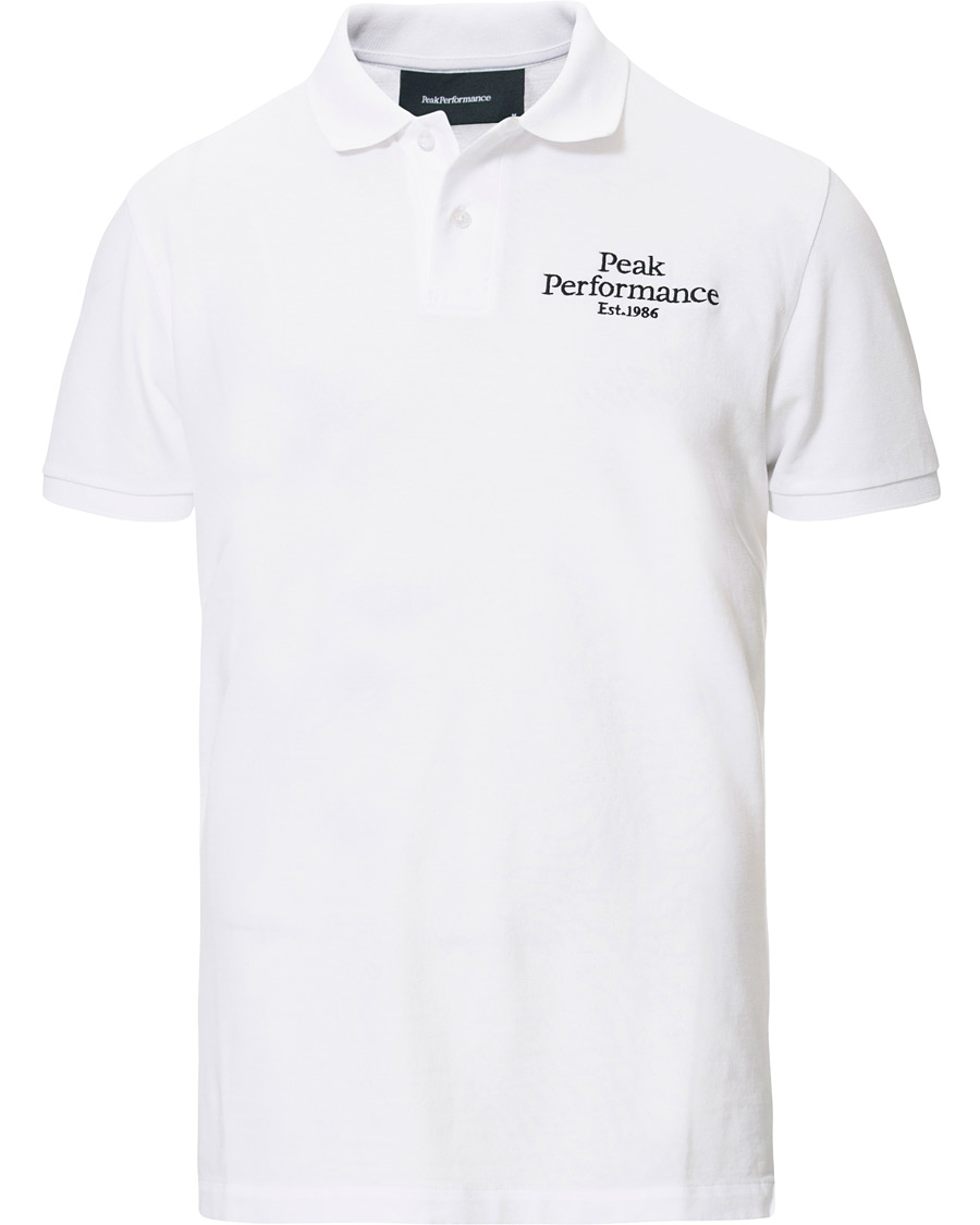 Herr | Pikéer | Peak Performance | Original Logo Polo White