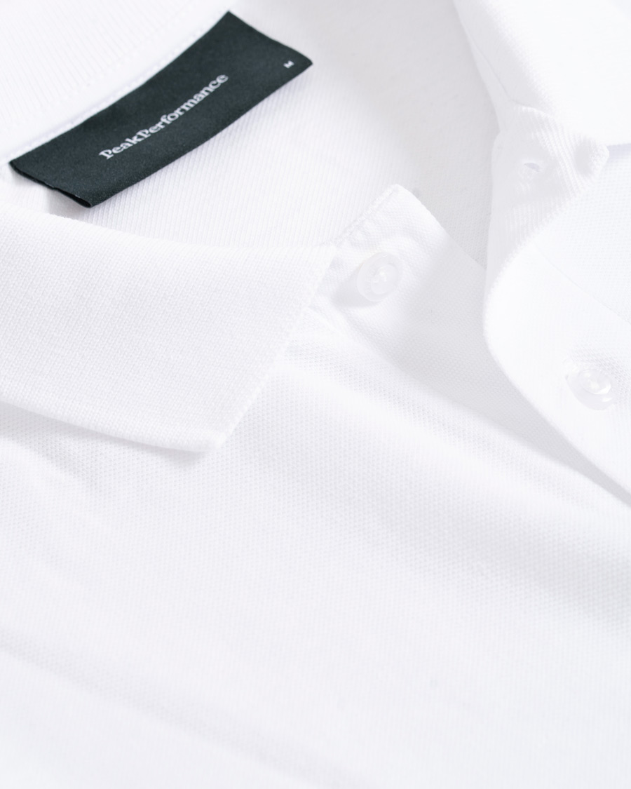 Herr | Pikéer | Peak Performance | Original Logo Polo White