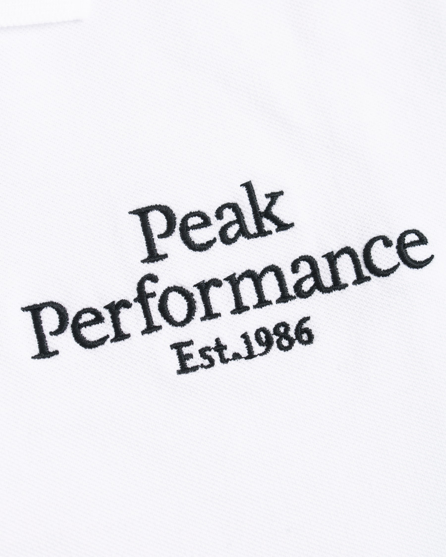 Herr | Pikéer | Peak Performance | Original Logo Polo White