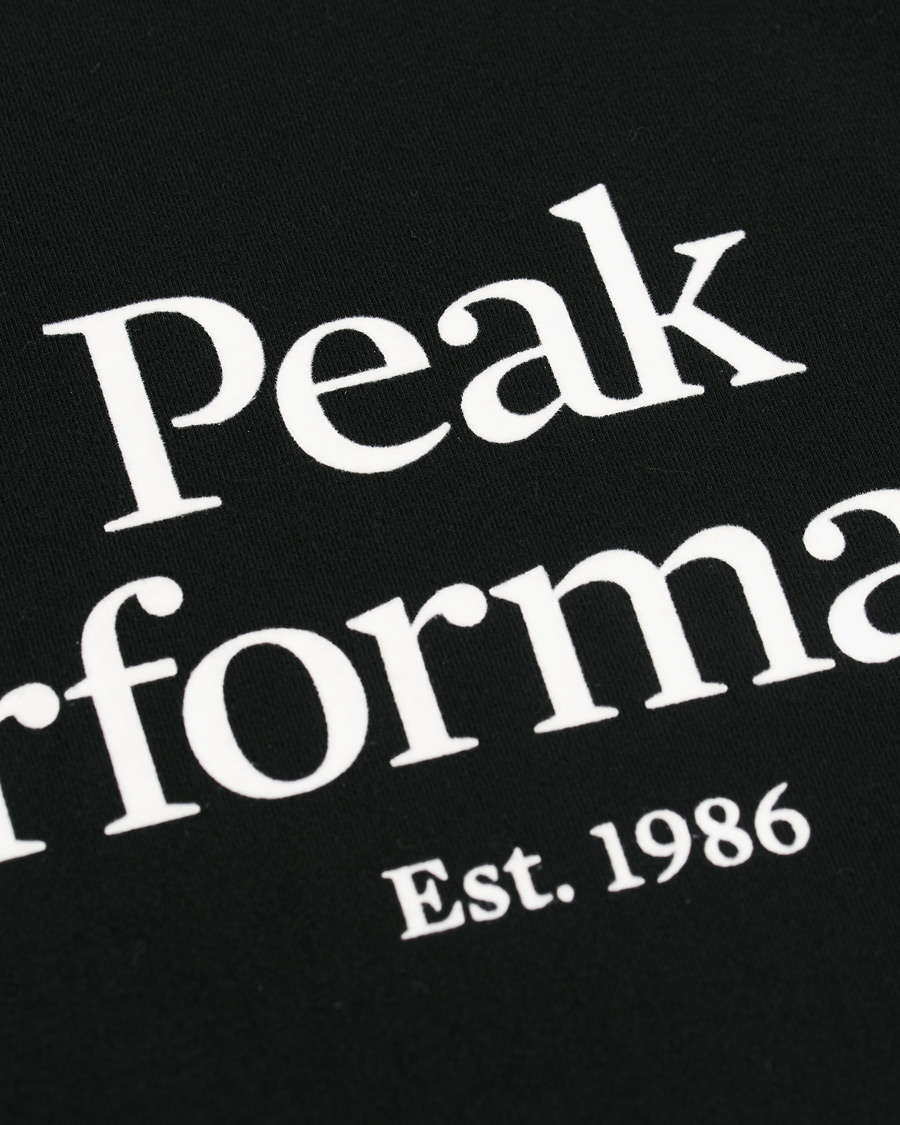 Herr | T-Shirts | Peak Performance | Walt Long Sleeve Tee Black