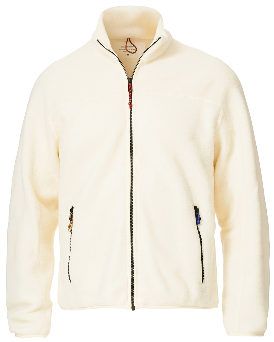 Herr | Tröjor | Peak Performance | Ben Gorham Fleece Full Zip Off White