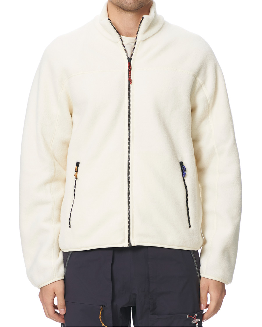 Herr | Tröjor | Peak Performance | Ben Gorham Fleece Full Zip Off White